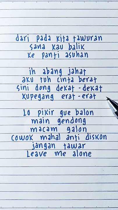 Kini Ecko Pergi Meninggalkanku · Ecko Show · Intan Lembata · Lyrics