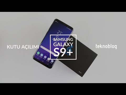 Samsung Galaxy S9+ Kutu Açılımı