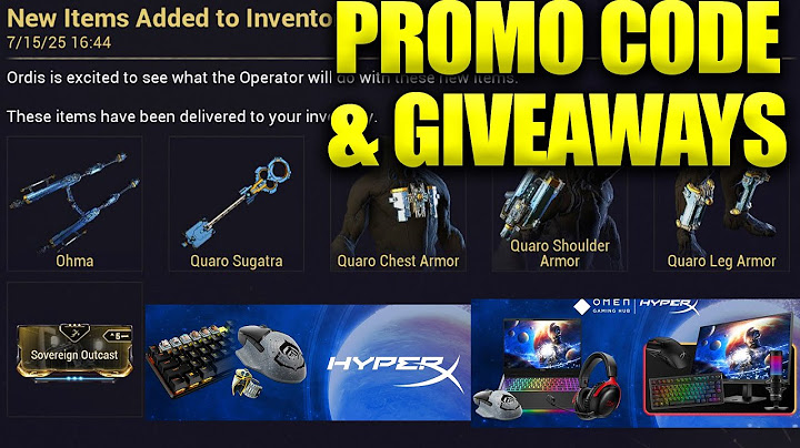 NEW WARFRAME PROMO CODES AND GIVEAWAYS FOR TENNOCON 2025!