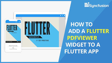 How to Add a Flutter PDFViewer Widget to a Flutter App