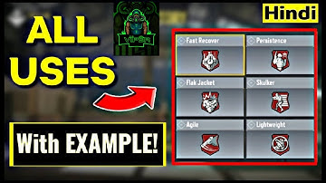 How to use Red Perks in COD Mobile | Explanation in Hindi | Examples also |