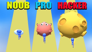 NOOB vs PRO vs HACKER ​in Snowball Run