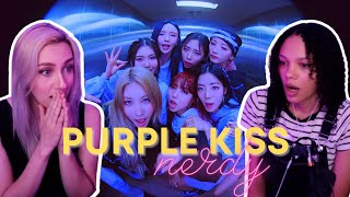 COUPLE REACTS TO 퍼플키스(PURPLE KISS) 'Nerdy' MV