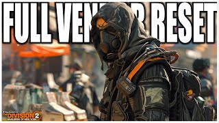 The Division 2 - NEW VENDOR RESET! Named Items & MAX ROLLED Attributes to BUY this week!