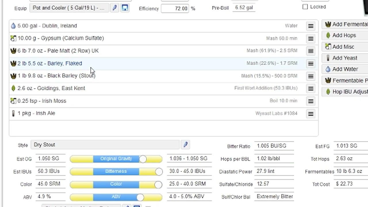 Recipe Adjustment Tools in BeerSmith  YouTube