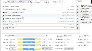 Recipe Adjustment Tools in BeerSmith Web