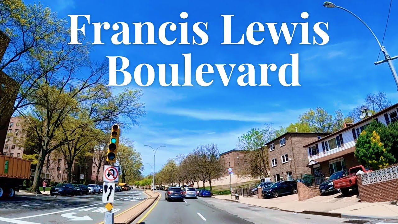 Francis Lewis Boulevard - Full 4K Drive - Queens NYC - Nice Neighborhoods