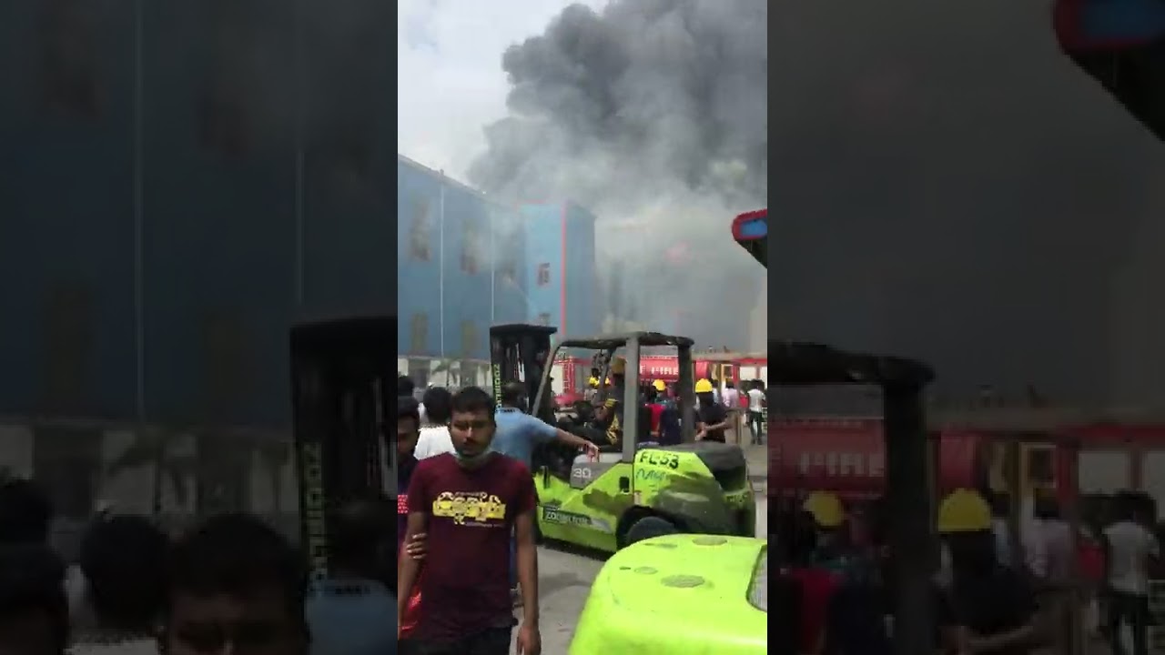 Fire in Meghna Economic Zone MIEZ | Meghna Printing Industry