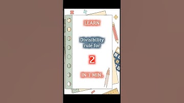 Divisibility Rule of 2 Explained! | Easy Math Trick #shorts #viralshorts #mathstricks