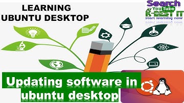 Updating software in ubuntu desktop