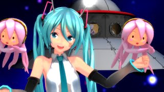 Mmd太陽系デスコ Miku Solar System Disco ミク ハク ルカ