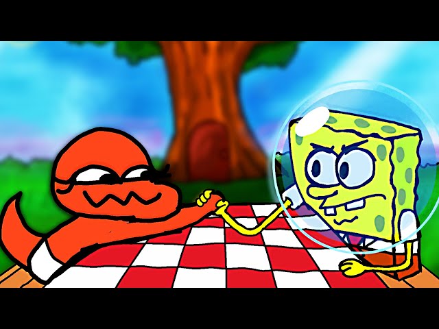 Rainbow Friend Green in 2023  Spongebob birthday, Banana splits cartoon,  Rainbow