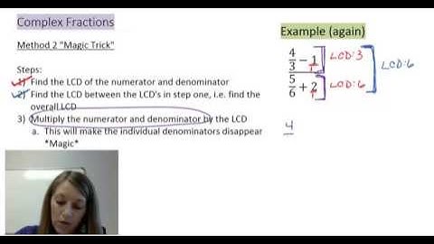 3: Complex Fractions