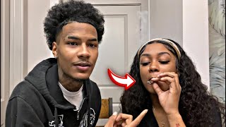 TEACHING HER HOW TO GHOST *SHE ALMOST PASSED OUT* @TeeBlastTv #roadto200k