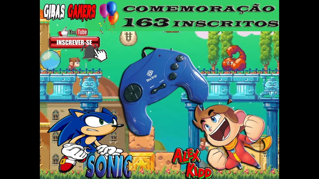 Controle da Tectoy com 30 Jogos na memória confira comigo!!!