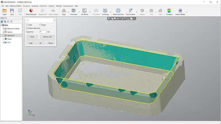 3D Reverse engineering Tips & Tricks: How to create simple loft from 2D sketches.