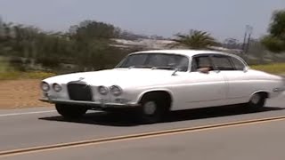 1962 Jaguar Mark X driving 1962 Jaguar Mk X