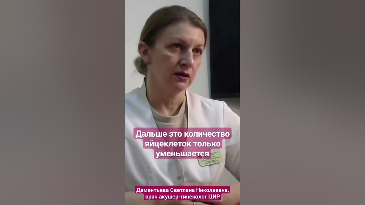Сколько яйцеклеток у женщины? Дементьева С.Н. #цир #акушерство # ...