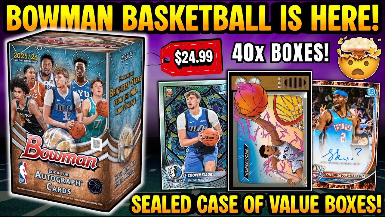 ARE THESE WORTH THE HYPE?!? 2025 BOWMAN BASKETBALL VALUE BOX 