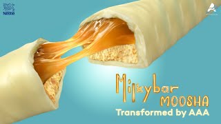 Nestlé Milkybar Moosha 3D Animation Liquid Simulation Realflow Houdini Art Attack Animation