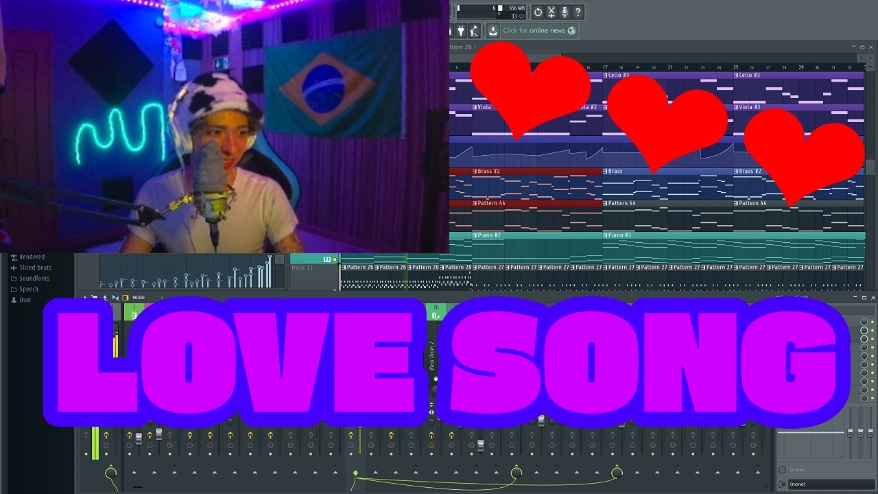 視聴者のリリックでDMGの片思いの配信者にLOVESONGをMAKEしたけど、ワンちゃんいける💛💛