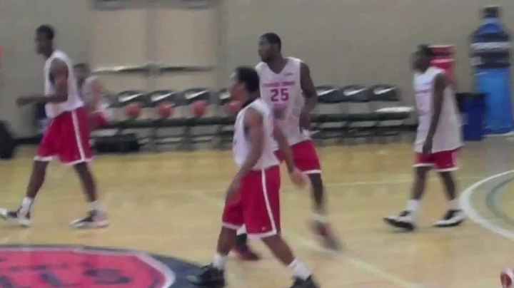 Mike Moser at 2012 LeBron James Skills Academy