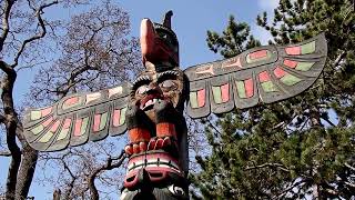 Totem Poles of Victoria and Vancouver, British Columbia, Canada (National Indigenous People's Day)