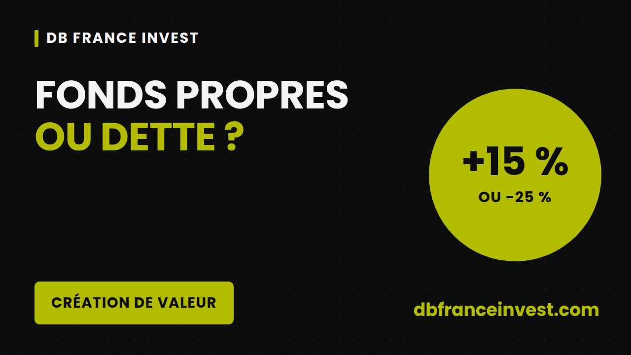 Création de valeur : fonds propres, réserves et dette d'entreprise