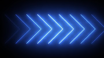Neon Arrows - HD Video Background Loop