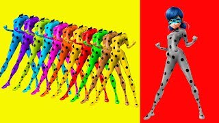 Dress up Miraculous Ladybug Learning Colors Finger Family Wrong Dress Rhymes for Kids