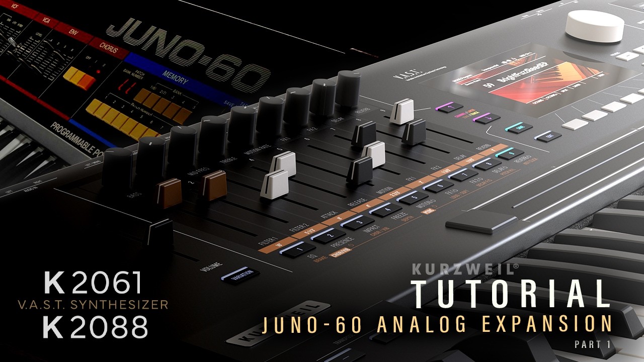 Kurzweil K2061/K2088 Tutorial: Juno-60 Analog Expansion (part 1