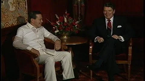 President Reagan Meeting with Philippine Vice Pres...