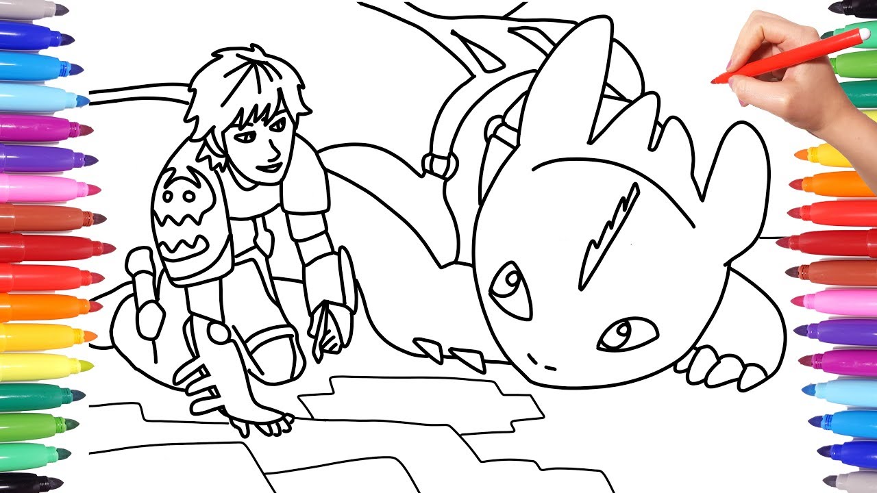 Download How to Train Your Dragon 3 the Hidden World Coloring Pages ...