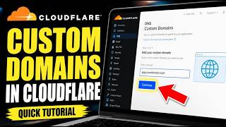 How to setup custom domains for a no-code app in Cloudflare - Quick Tutorial