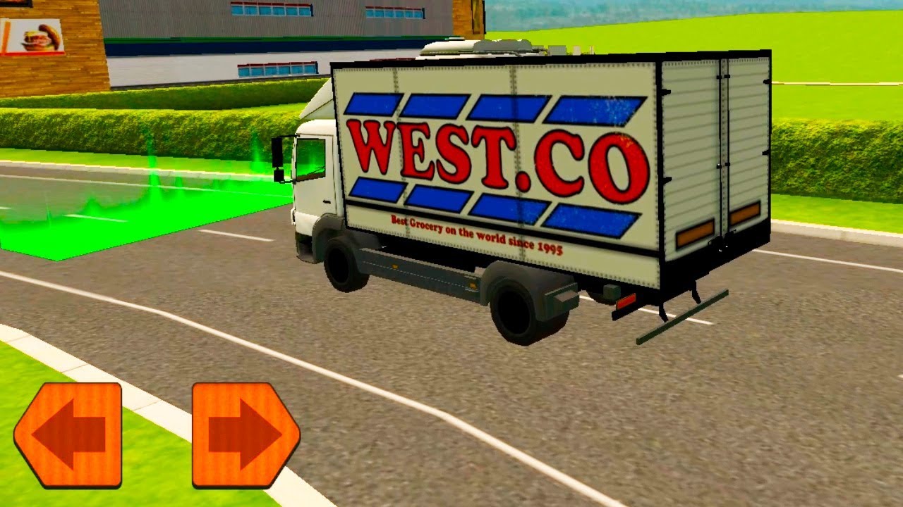 Delivery Truck Driver Simulator and Little Trailer ☆ by Super KarsTV