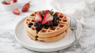 Cómo hacer waffles (con imágenes) - wikiHow