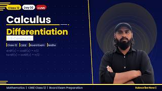 Class 12 Maths Chapter 5 Continuity & Differentiability | Day 30 🔥 Advanced Questions | LIVE 7–8 PM