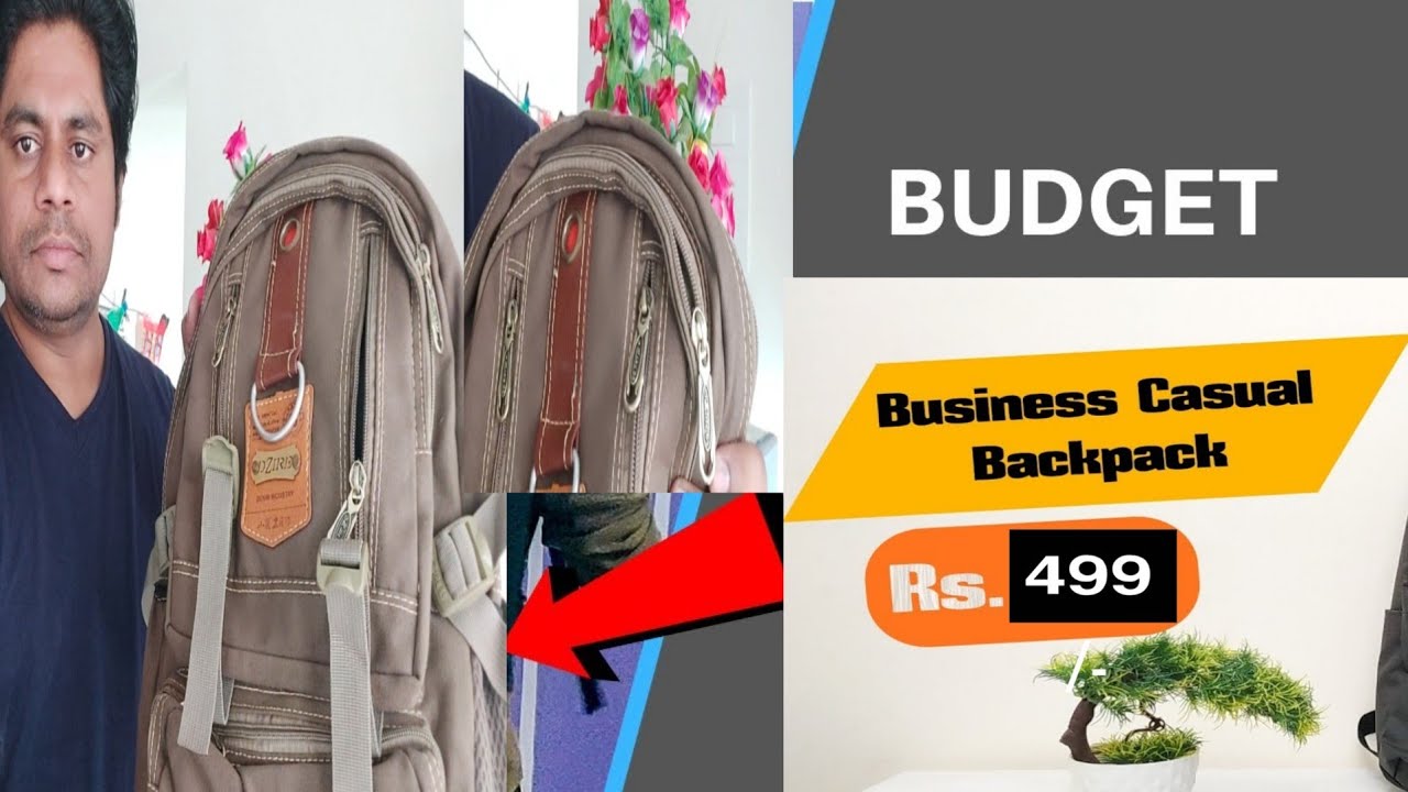 BEST BUDGET BACKPACK BAG Travel, College, School purpose YouTube