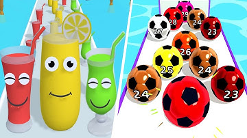 Juice Run🆚 Marble Run 3D🌻🧿🌺🌈Max Levels Walkthrough Android IOS Update Gameplay FG191