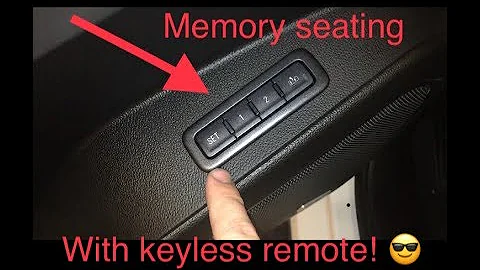 Memory seating and memory settings with keyless entry remote GMC yukon, chevy tahoe, suburban