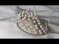 İncili Gelin Tacı Yapımı - DIY Beaded Bridal Crown