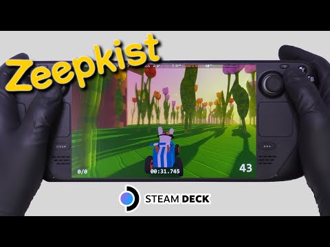 Zeepkist | Humble Kart Club Bundle | Steam Deck Gameplay | Steam OS