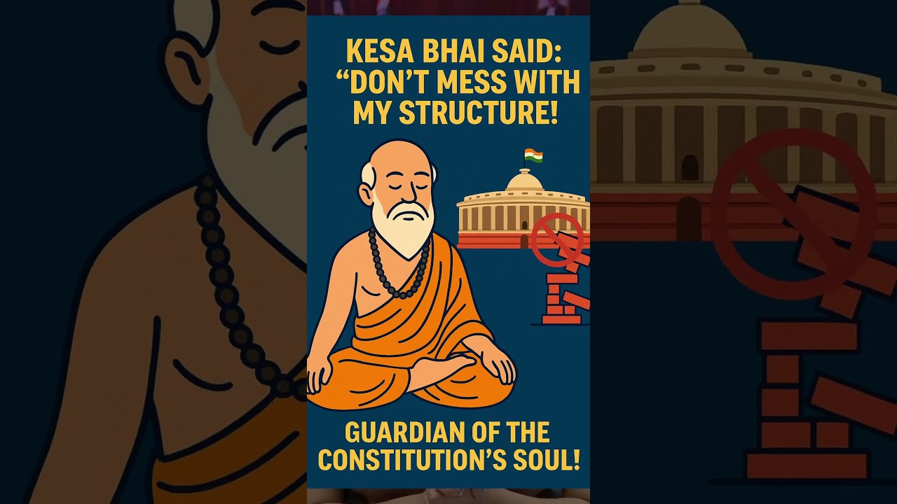 Kesavananda Bharati case. Did you know that just one vote protected our democracy? ⚖️ #clat