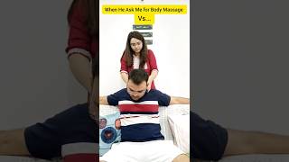 When Couples Do Massage 😜🤭#shorts#comedy #ytshorts #viral