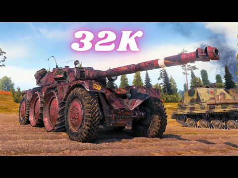 Видео: 32K  Spot + Damage with  Panhard EBR 105 - 16K &  EBR 105 - 16K  World of Tanks Replays