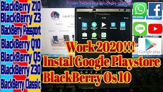 Install playstore and whatsapp on blackberry 10 in hindi | 10 minutes