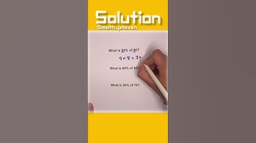 Easy Percentage Trick You Must Know 🧠 | Quick Math Hack 🔥 | Shorts #mathapp #mathproblems