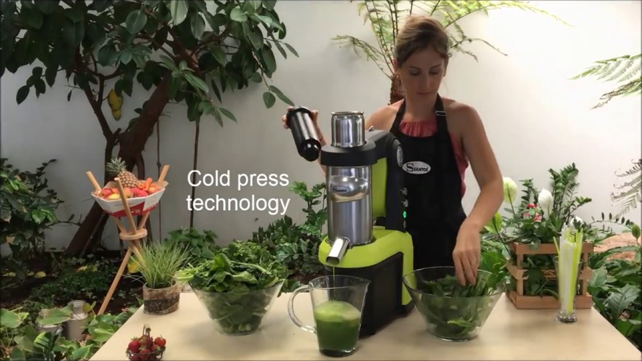 Storcator slow juicer / presare la rece SANTOS 65 YouTube