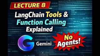 LangChain Tools & Function Calling Explained (Gemini, No Agents) Wealth