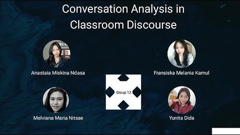 VIDEO PRESENTATION of DISCOURSE ANALYSIS_Group 12